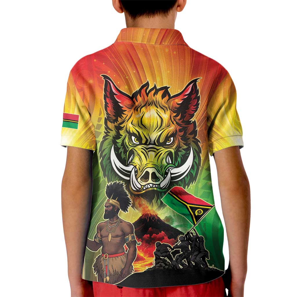 Vanuatu July 30th 1980 Kid Polo Shirt Happy Independence Day - Polynesian Pride