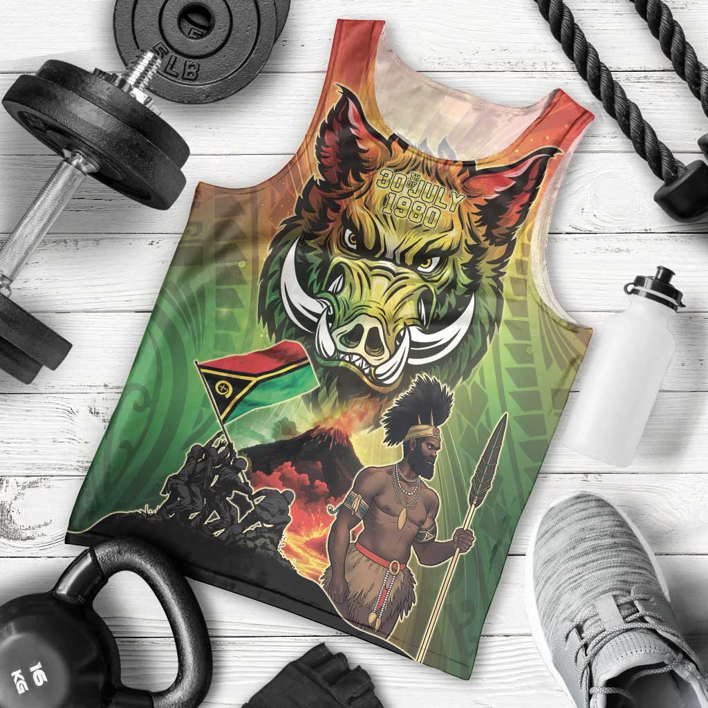 Vanuatu July 30th 1980 Men Tank Top Happy Independence Day - Polynesian Pride