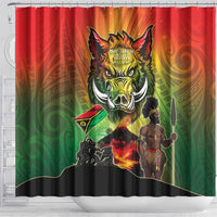Vanuatu July 30th 1980 Shower Curtain Happy Independence Day - Polynesian Pride