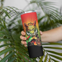 Vanuatu July 30th 1980 Skinny Tumbler Happy Independence Day - Polynesian Pride