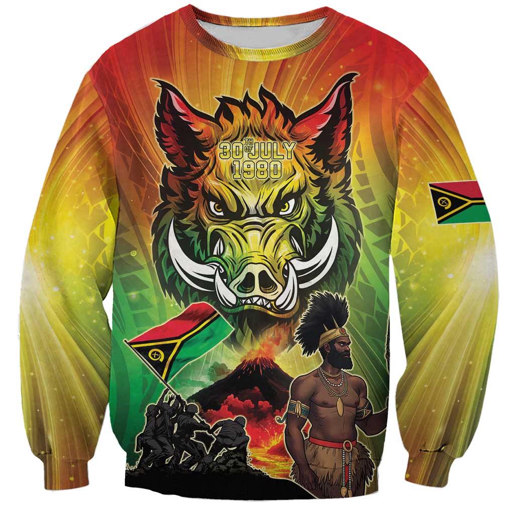 Vanuatu July 30th 1980 Sweatshirt Happy Independence Day - Polynesian Pride