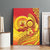 Vanuatu 45 Yia Indipendens Anivesari Canvas Wall Art Tamtam Drum With Boar Tusk - Polynesian Pride