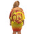 Vanuatu 45 Yia Indipendens Anivesari Family Matching Off Shoulder Short Dress and Hawaiian Shirt Tamtam Drum With Boar Tusk - Polynesian Pride