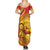 Vanuatu 45 Yia Indipendens Anivesari Family Matching Summer Maxi Dress and Hawaiian Shirt Tamtam Drum With Boar Tusk - Polynesian Pride
