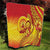 Vanuatu 45 Yia Indipendens Anivesari Quilt Tamtam Drum With Boar Tusk - Polynesian Pride