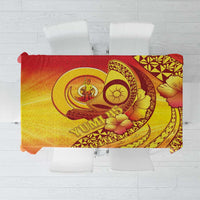 Vanuatu 45 Yia Indipendens Anivesari Tablecloth Tamtam Drum With Boar Tusk - Polynesian Pride