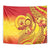 Vanuatu 45 Yia Indipendens Anivesari Tapestry Tamtam Drum With Boar Tusk - Polynesian Pride