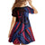 Samoan Pride Family Matching Off The Shoulder Long Sleeve Dress and Hawaiian Shirt The Tui Manua - Polynesian Pride