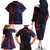 Samoan Pride Family Matching Off The Shoulder Long Sleeve Dress and Hawaiian Shirt The Tui Manua - Polynesian Pride