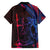 Samoan Pride Family Matching Off The Shoulder Long Sleeve Dress and Hawaiian Shirt The Tui Manua - Polynesian Pride