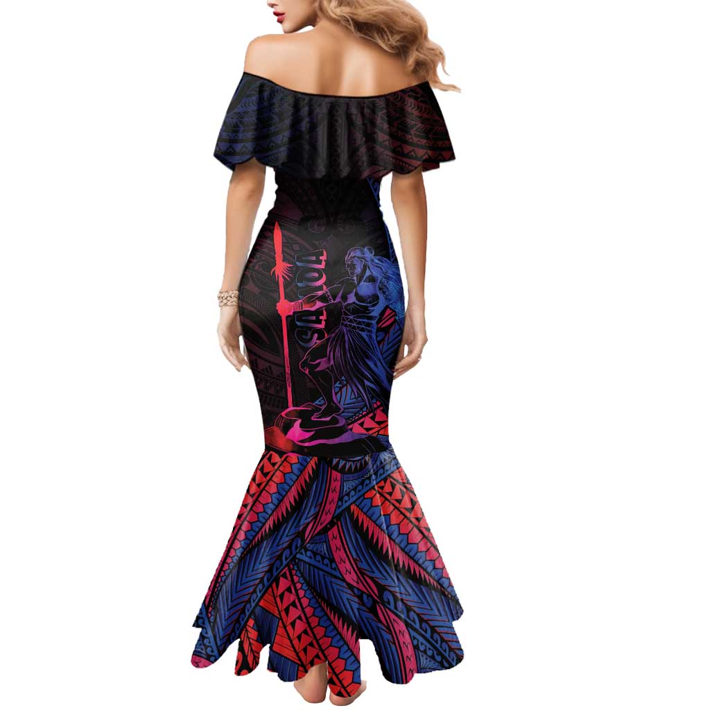 Samoan Pride Mermaid Dress The Tui Manua - Polynesian Pride