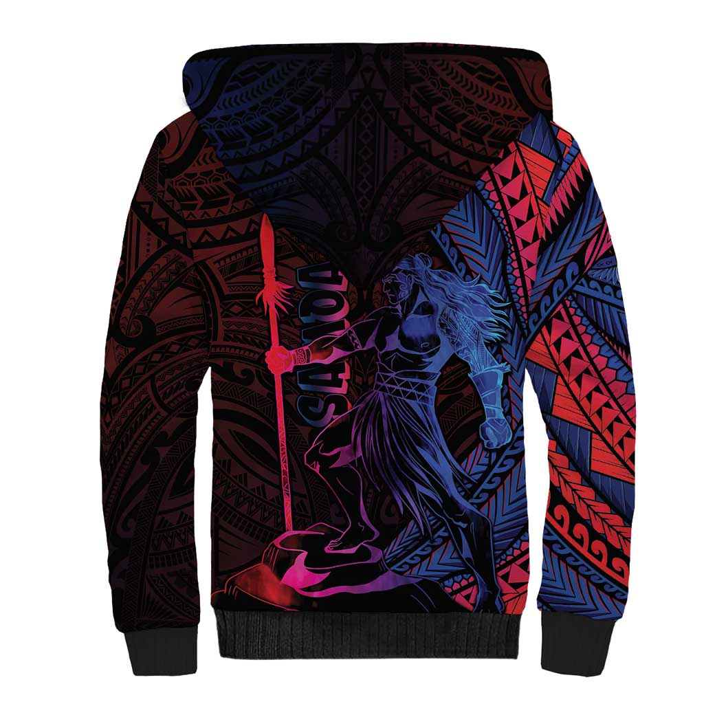 Samoan Pride Sherpa Hoodie The Tui Manua - Polynesian Pride