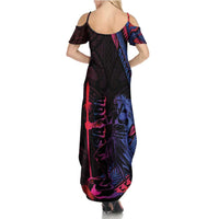 Samoan Pride Summer Maxi Dress The Tui Manua - Polynesian Pride