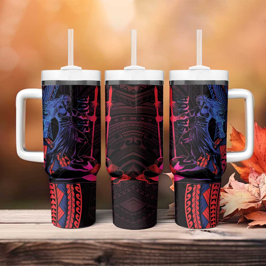 Samoan Pride Tumbler With Handle The Tui Manua - Polynesian Pride