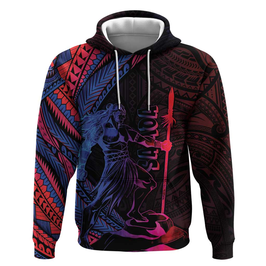 Samoan Pride Zip Hoodie The Tui Manua - Polynesian Pride