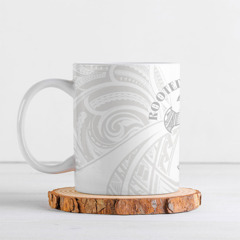 Samoa Christian Ceramic Mug Rooted In Christ Polynesian Cross