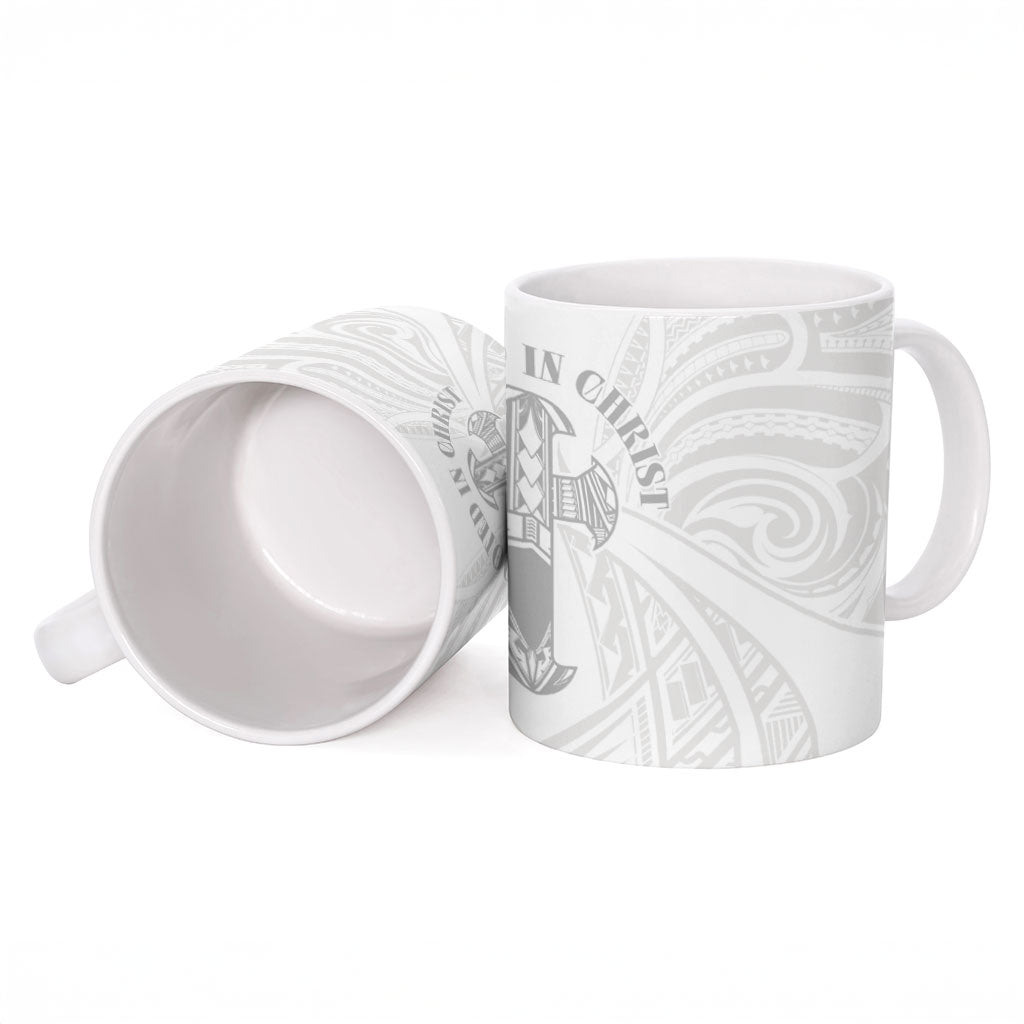 Samoa Christian Ceramic Mug Rooted In Christ Polynesian Cross