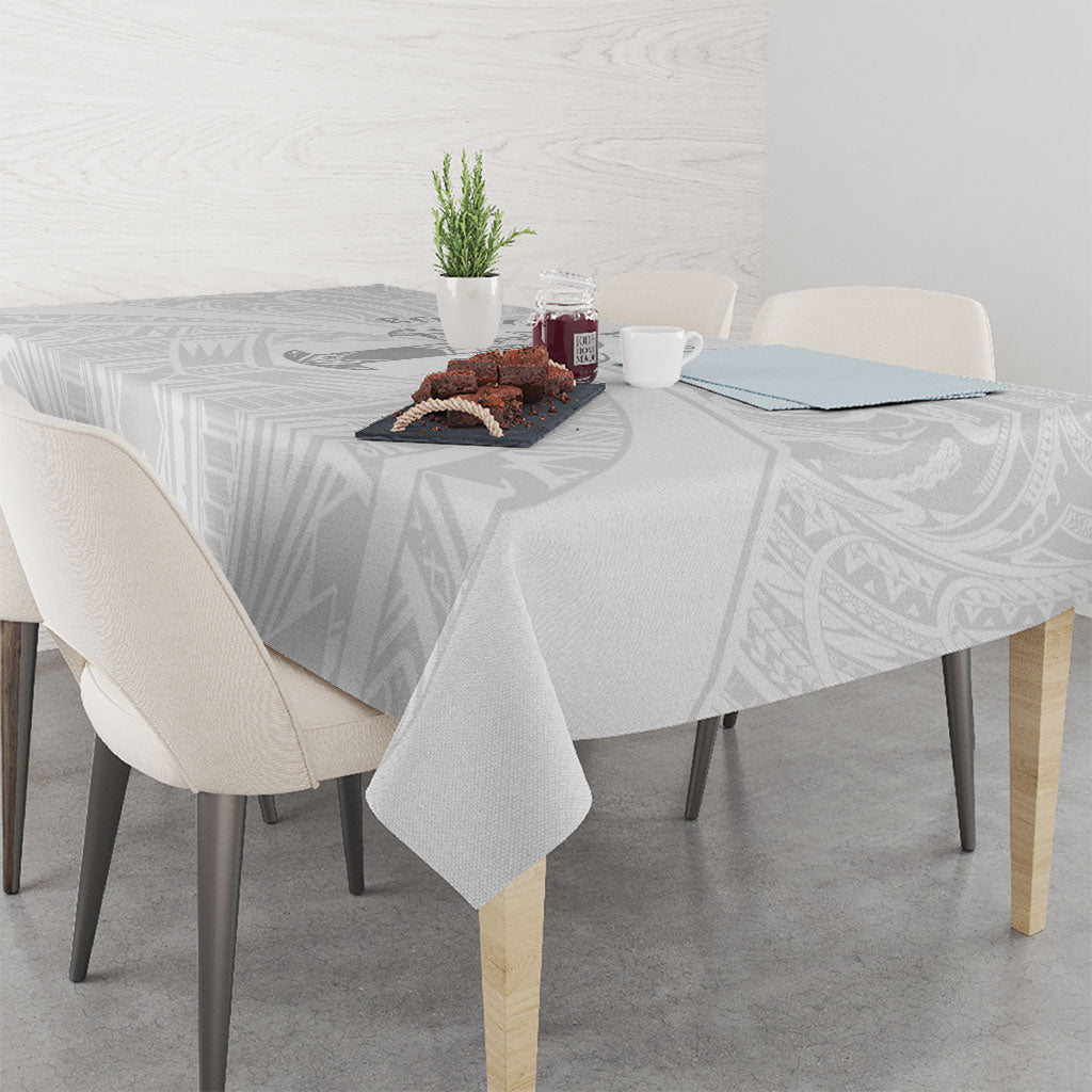 Samoa Christian Tablecloth Rooted In Christ Polynesian Cross