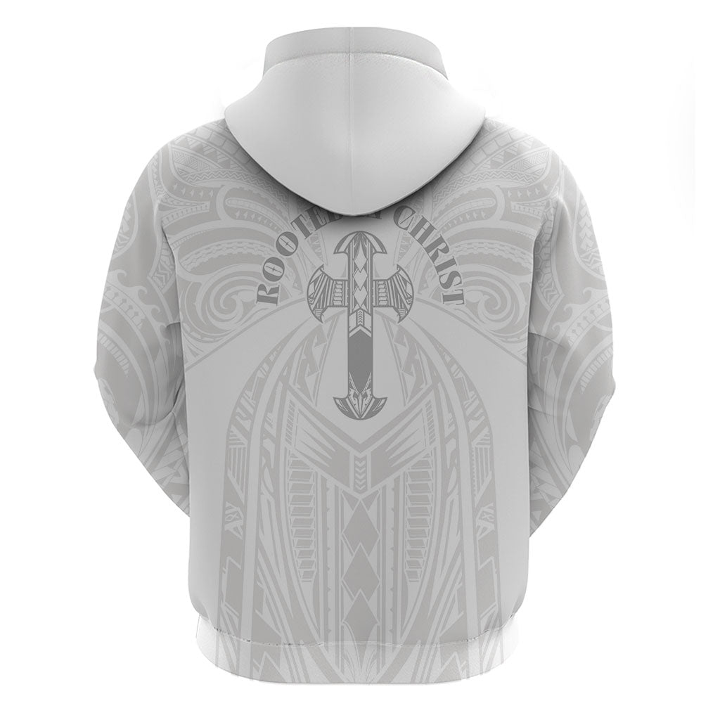 Samoa Christian Zip Hoodie Rooted In Christ Polynesian Cross