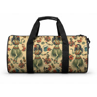 Hawaii Halloween Duffle Bag Spooky Tropical Hula Zombie