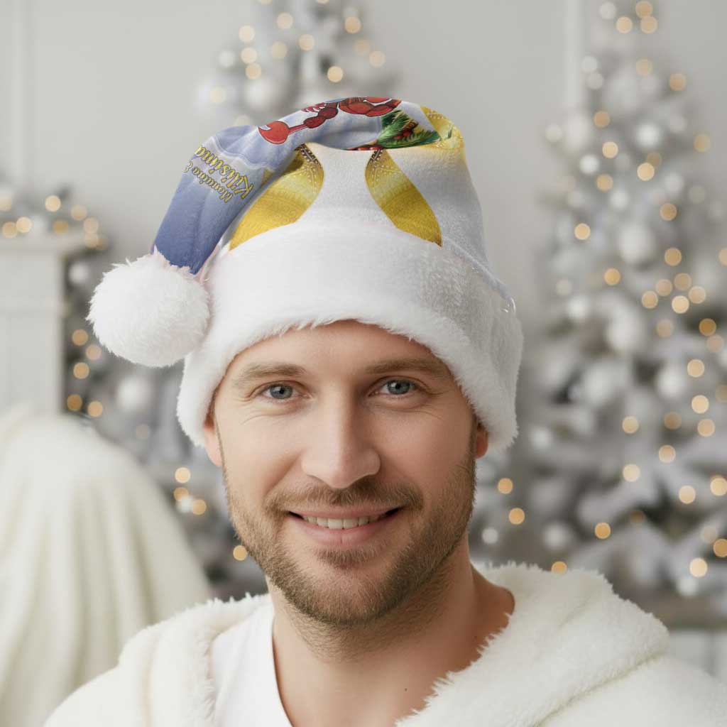 Niue Christmas Santa Hat Seashell Santa Beach Vibes - Polynesian Pride