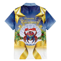 Niue Christmas Family Matching Mermaid Dress and Hawaiian Shirt Seashell Santa Beach Vibes - Polynesian Pride