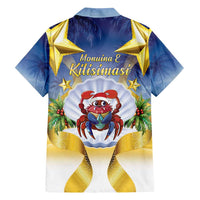 Niue Christmas Family Matching Short Sleeve Bodycon Dress and Hawaiian Shirt Seashell Santa Beach Vibes - Polynesian Pride