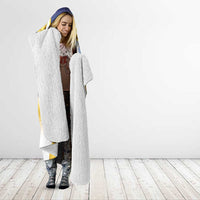 Niue Christmas Hooded Blanket Seashell Santa Beach Vibes - Polynesian Pride