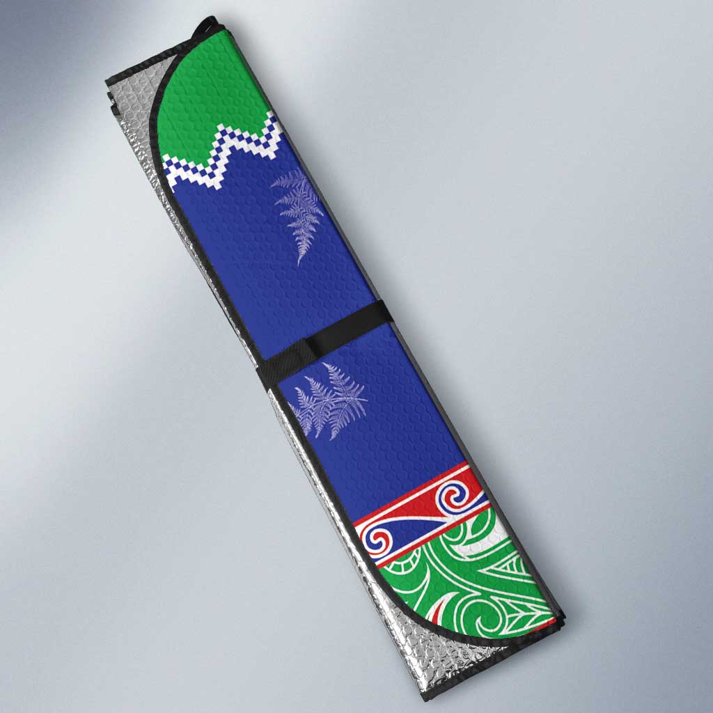 New Zealand Christmas Auto Sun Shade Have Yourself A Kiwi-tastic Christmas - Polynesian Pride