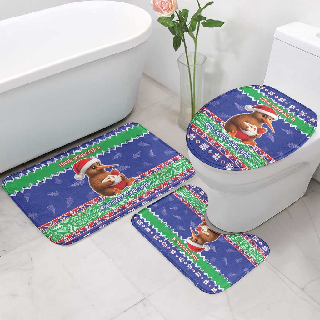 New Zealand Christmas Bathroom Set Have Yourself A Kiwi-tastic Christmas - Polynesian Pride
