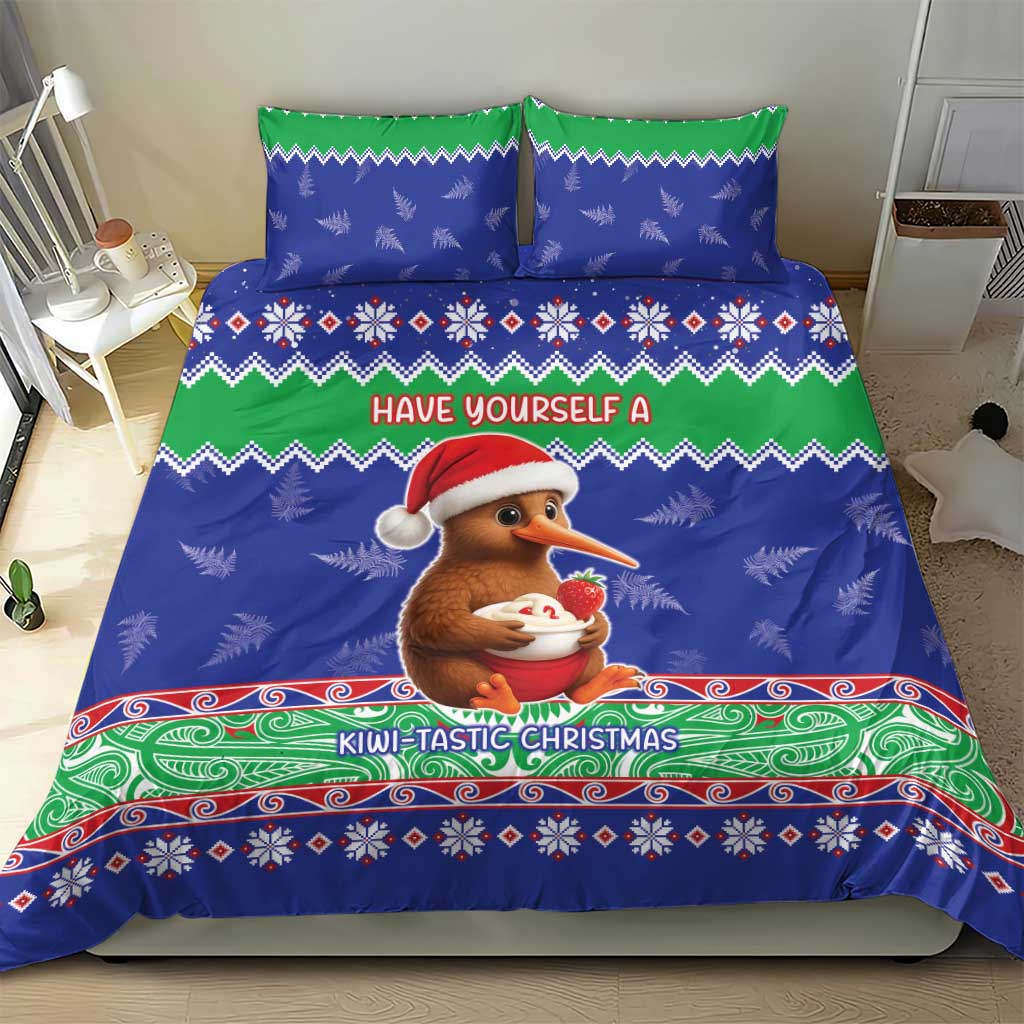 New Zealand Christmas Bedding Set Have Yourself A Kiwi-tastic Christmas - Polynesian Pride