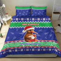 New Zealand Christmas Bedding Set Have Yourself A Kiwi-tastic Christmas - Polynesian Pride