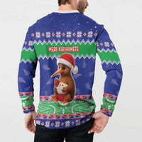 New Zealand Christmas Button Sweatshirt Have Yourself A Kiwi-tastic Christmas - Polynesian Pride