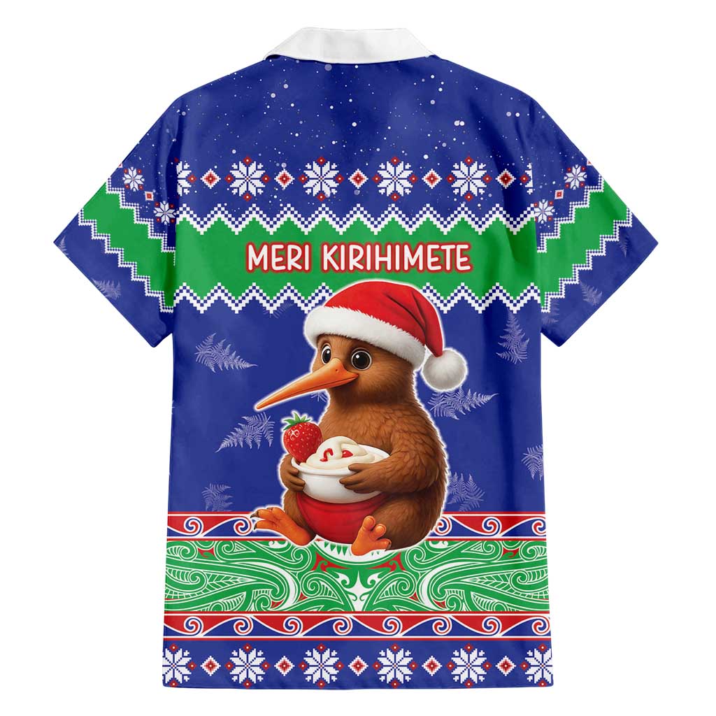 New Zealand Christmas Family Matching Off Shoulder Maxi Dress and Hawaiian Shirt Have Yourself A Kiwi-tastic Christmas - Polynesian Pride