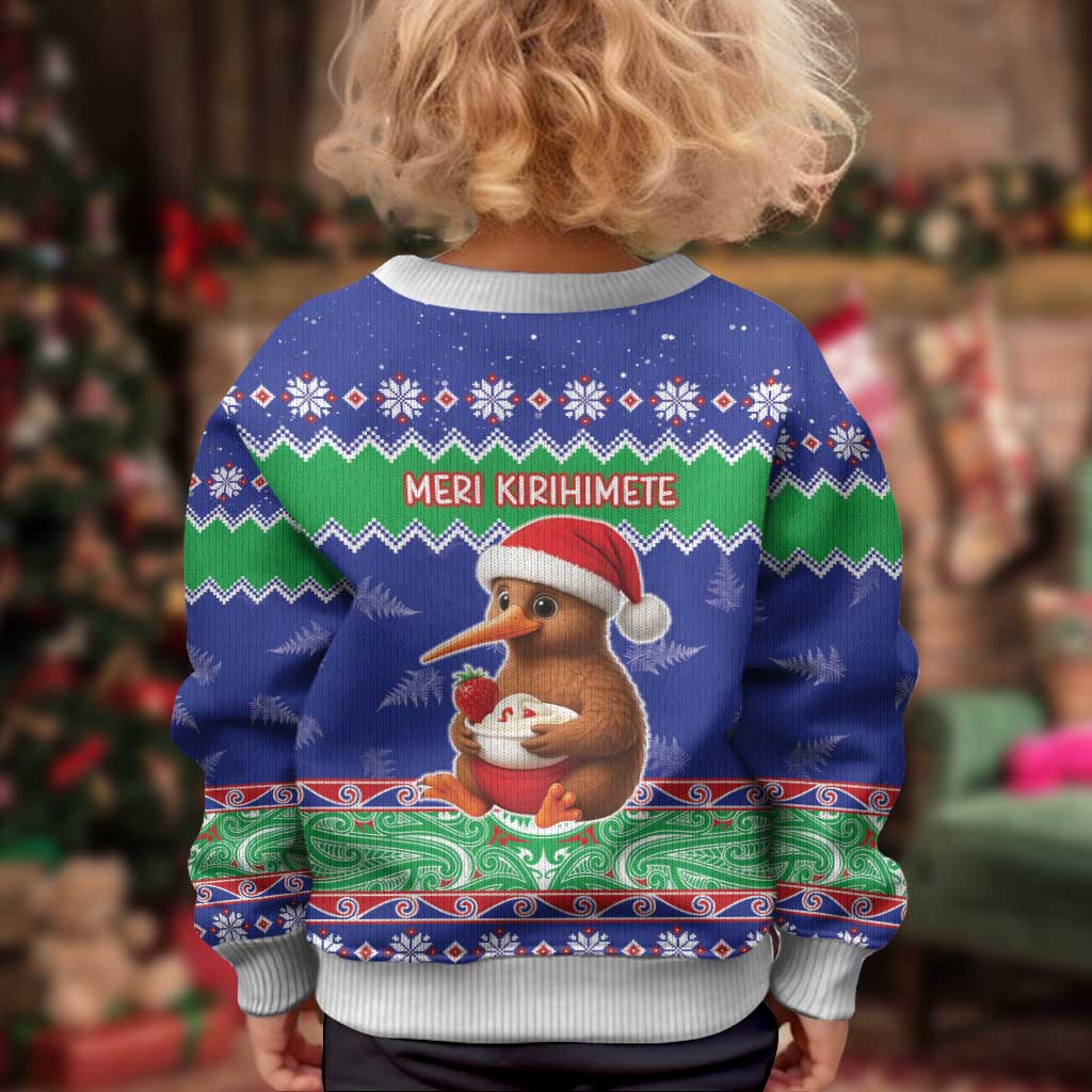 New Zealand Christmas Kid Ugly Christmas Sweater Have Yourself A Kiwi-tastic Christmas - Polynesian Pride