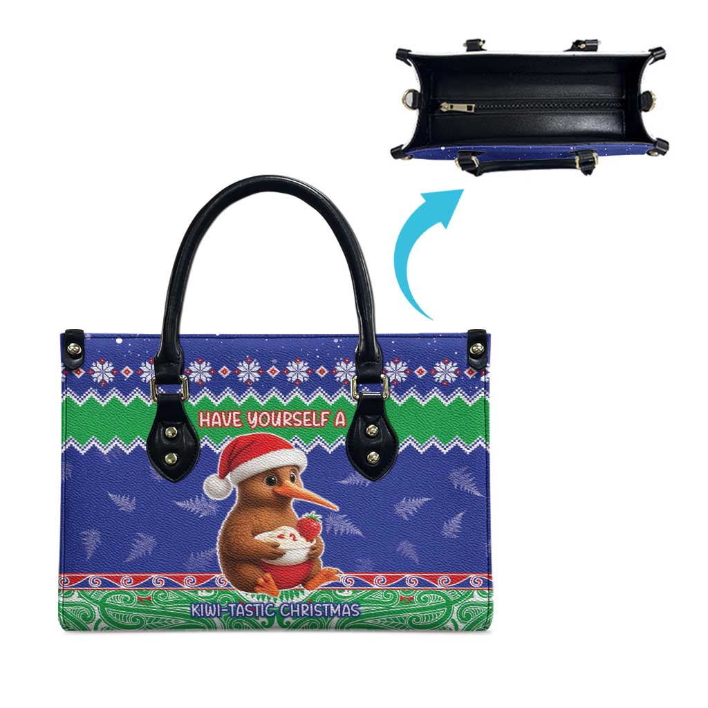 New Zealand Christmas Leather Bag Have Yourself A Kiwi-tastic Christmas - Polynesian Pride