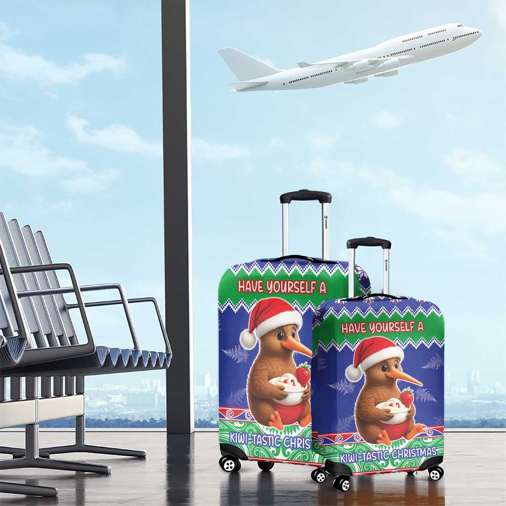New Zealand Christmas Luggage Cover Have Yourself A Kiwi-tastic Christmas - Polynesian Pride