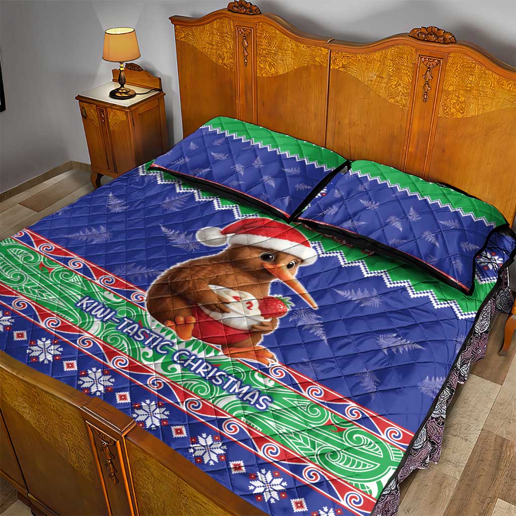 New Zealand Christmas Quilt Bed Set Have Yourself A Kiwi-tastic Christmas - Polynesian Pride