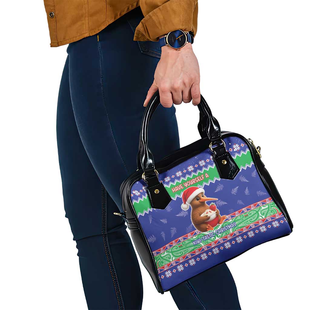 New Zealand Christmas Shoulder Handbag Have Yourself A Kiwi-tastic Christmas - Polynesian Pride