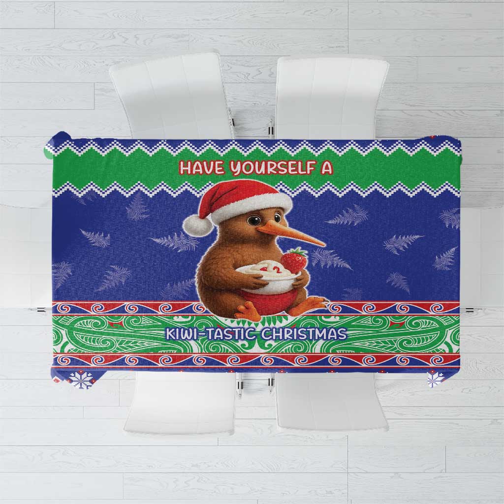New Zealand Christmas Tablecloth Have Yourself A Kiwi-tastic Christmas - Polynesian Pride