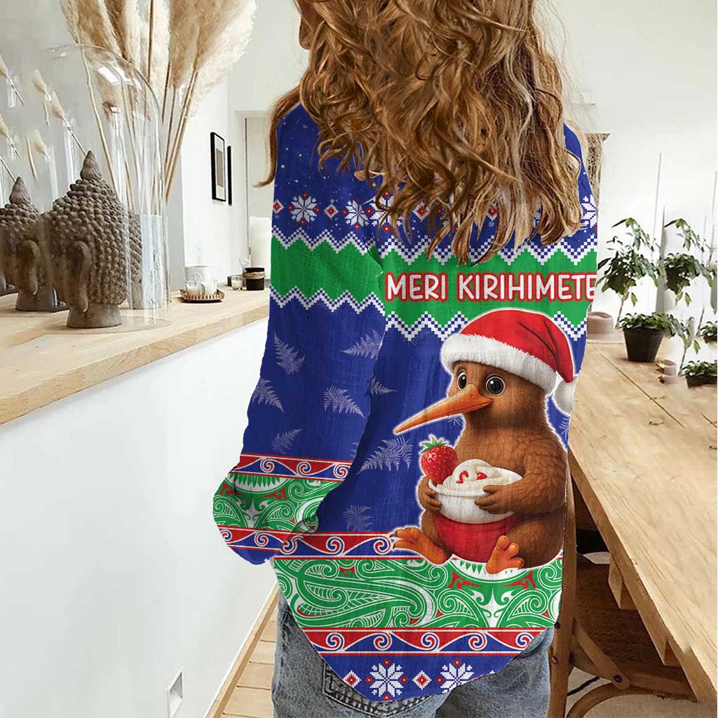 New Zealand Christmas Women Casual Shirt Have Yourself A Kiwi-tastic Christmas - Polynesian Pride