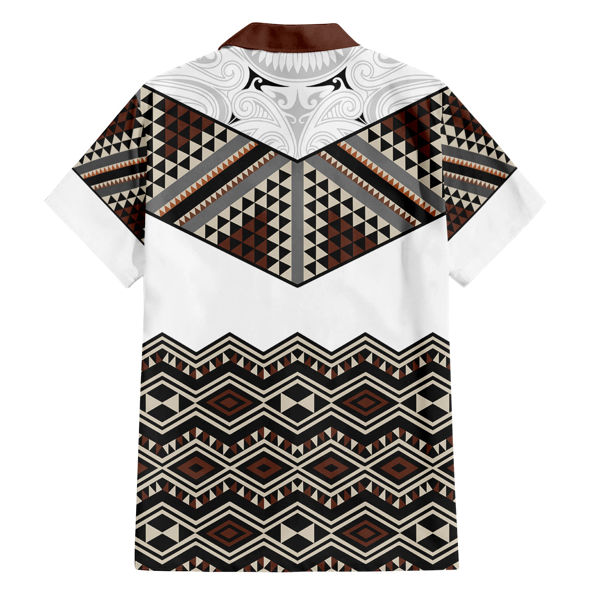 New Zealand Aotearoa Family Matching Off Shoulder Maxi Dress and Hawaiian Shirt Taniko Art Simple Style LT05 - Polynesian Pride