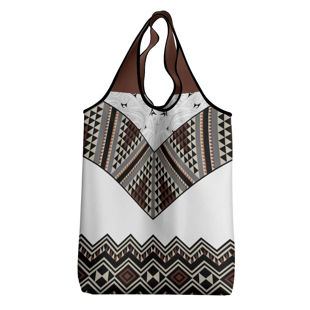 New Zealand Aotearoa Grocery Bag Taniko Art Simple Style