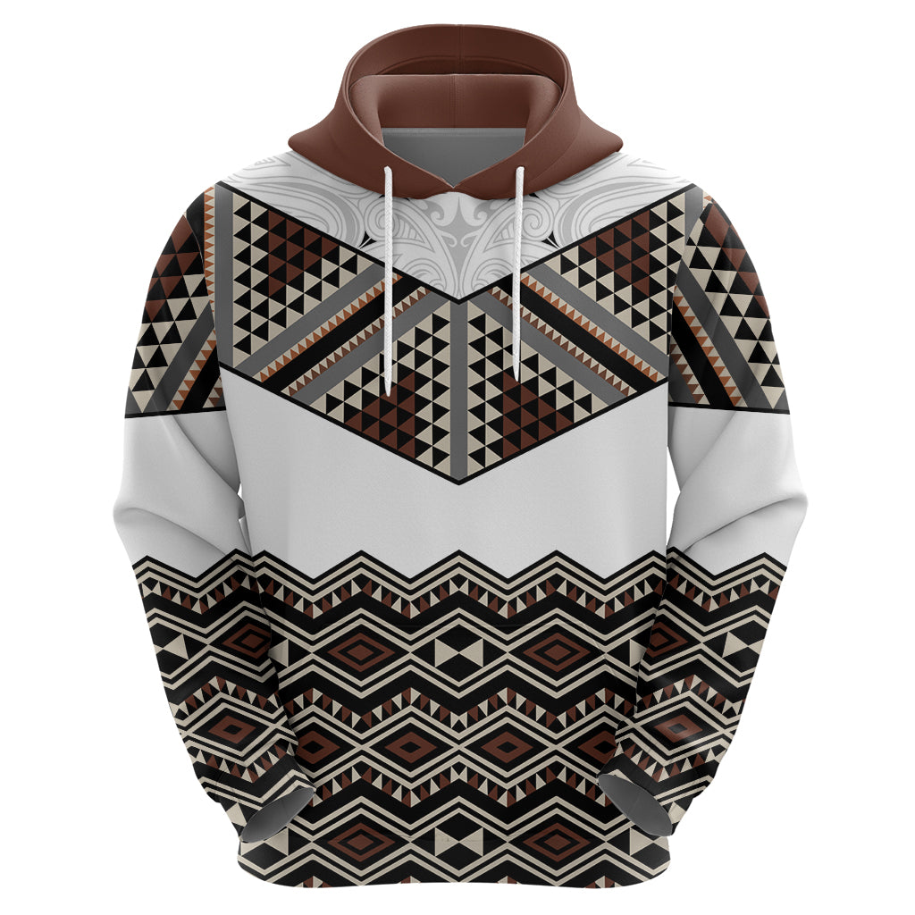 New Zealand Aotearoa Hoodie Taniko Art Simple Style LT05 - Polynesian Pride