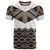 New Zealand Aotearoa T Shirt Taniko Art Simple Style LT05 Brown - Polynesian Pride