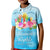 Universal Human Rights Month Kid Polo Shirt Polynesian Style LT05 Kid Blue - Polynesian Pride