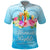 Universal Human Rights Month Polo Shirt Polynesian Style LT05 Blue - Polynesian Pride