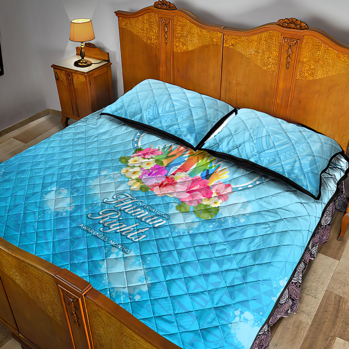 Universal Human Rights Month Quilt Bed Set Polynesian Style LT05 - Polynesian Pride