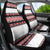 New Zealand Aotearoa Car Seat Cover With Kowhaiwhai Pattern Red Version LT05 - Polynesian Pride