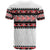 New Zealand Aotearoa T Shirt With Kowhaiwhai Pattern Red Version LT05 - Polynesian Pride